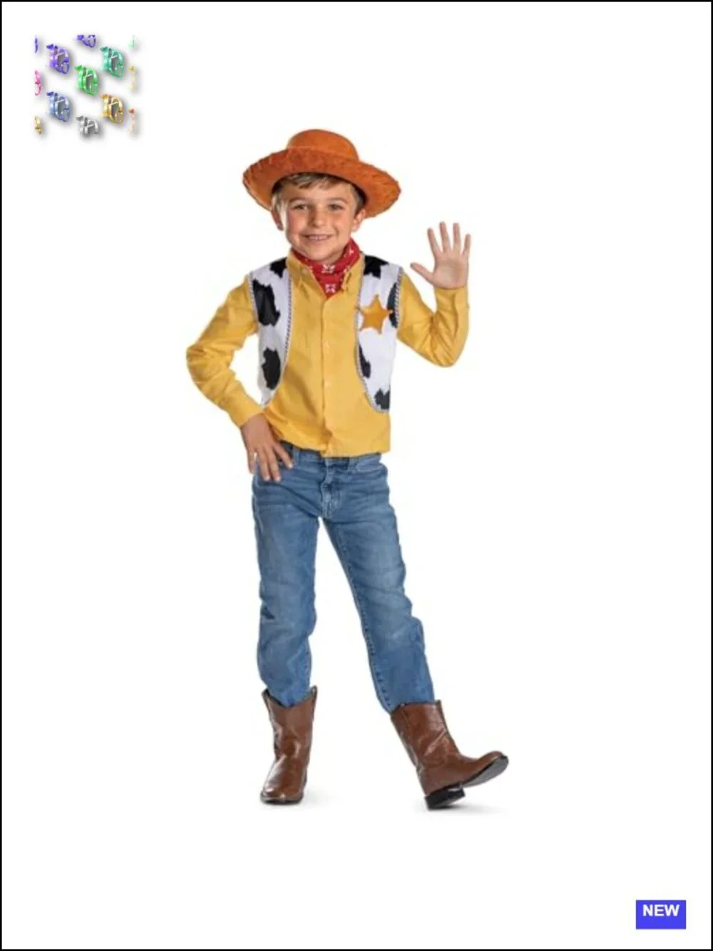 Woody Costume Accessory Kit - Toy Story Halloween Dress Up Set